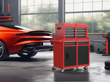 Tool Chest, 5-Drawer Rolling Tool Storage Cabinet with Detachable Top Tool Box, Liner, Universal W2660P180050