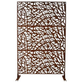 Outdoor & Indoor Privacy Metal Privacy 76" H48" W, Freestanding Decorative Privacy W465P193191