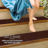15 non-slip step MATS Brown 37660519