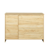 Modern Wood Buffet Sideboard with 2 doors&1 Storage and 2drawers -Entryway Serving Storage Cabinet 93151371