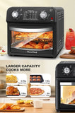 12.5 Quart 7-in-1 Convection Toaster Oven, 1500W, 5 Pre-set Menus, Roast, Bake, Grill, Broil, Toast, W1002P292365