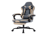 Gaming Chair, Ergonomic Computer Chair with Footrest and Massage Lumbar Support, Height Adjustable W2367P355620