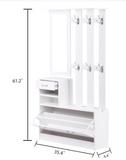 Combination Model Gate Cabinet with Shoe cabinetHang shelf Mirror W2139134913