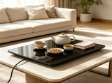 16.5" x 11" Electric Warming Tray, Portable Tempered Glass Heating Pad for Catering & 00586739