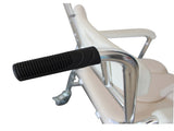 Multifunction Heavy Duty Memory Foam Commode Chair Adult Bathroom Toilet Seat White & Beige 62123836