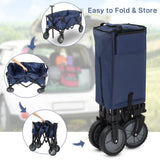 Collapsible Outdoor Wagon Blue 34254163