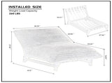 Accent Armless Lazy Sofa, Casual Single Sofa, Corduroy Fabric, For Living Room And Bedroom , With W876P304541