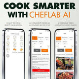 AI Meat Thermometer, 500 ft Long Range Bluetooth Grill Thermometer for Smoker, Oven, BBQ, 94557200