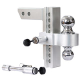 Alu Adjustable Trailer Drop Hitch,2inch receiver,8 inch adjustable W46537191