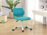 Ergonomic Kids Desk Chair, 16.5-21 Adjustable Height Mesh Study Chair Turquoise 34897133
