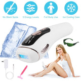 Laser Hair Removal For Woman Man Ice Cooling Permanent IPL Hair Remover with Painless 999999 Flashes 39010425