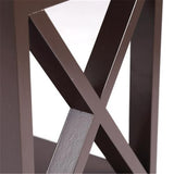 Nightstand Modern End Table, Side Table with 1 Drawer and Storage Shelf, Brown 91530705