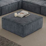 Sectional Sofa Ottoman with Storage, Dark Grey W3147P277228