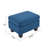 SPRINGFIELD Navy Blue OTTOMAN N757P182075N