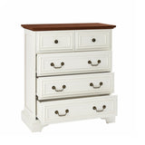 Modern White 5-Drawer Dresser for Bedroom - Ample Storage Wide Chest of Drawers, Sturdy & Safe 86481478