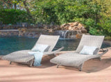 CRETE WICKER CHAISE LOUNGE 58997.00MP2