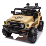 ZUN Licensed TOYOTA FJ Cruiser,12V Kids ride on car 2.4G W/Parents Remote Control,electric car for W1396107512