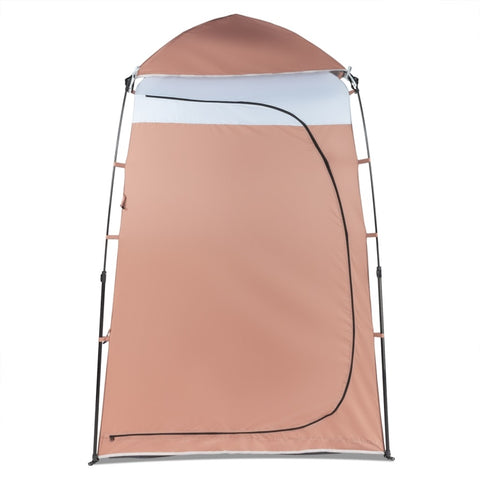 ZUN 150*150*205cm Single Quick Open Changing Tent Shower Tent Brown 51991597