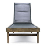 SUMMERLAND CHAISE LOUNGE - DARK GREY MESH 60018.00DGY