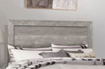 ZUN Rustic Design Gray Finish 1pc Eastern King Size Bed Panel Headboard Footboard Bedroom Furniture B01154138