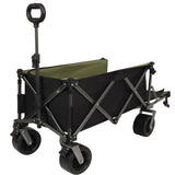 Collapsible Folding Wagon 300L,49" Extra Long Collapsible Wagon with Tailgate, All-Terrain 7"x 4" W321P297098