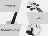 Full Size 4/4 Violin Set for Adults Beginners Students with Hard Case,Violin 67556095