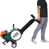 Double Flywheel Electric Log Splitter 7-Ton Compact Horizontal Gas Log Splitter with Auto Return W46542961