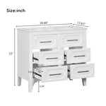 ZUN 36'' Bathroom Vanity without Sink , Free Standing Single Vanity Set with Four Drawers, Solid Wood WF322107AAK