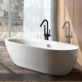 Freestanding Bathtub Faucet with Hand Shower W1533124987