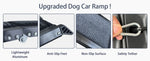 ZUN Dog Ramp for Car, 71" Long & 20" Wide Folding Portable Pet Stair Ramp with Non-Slip Rug Surface, W2277P231463