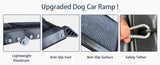 ZUN Dog Ramp for Car, 71" Long & 20" Wide Folding Portable Pet Stair Ramp with Non-Slip Rug Surface, W2277P231463