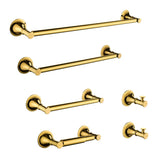 6 Piece Brass Bathroom Towel Rack Set Wall Mount W2287P169795