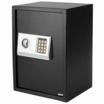 ZUN E50EA Home Business Security Keypad Lock Electronic Digital Steel Safe Black Box & Silver Gray 64761523