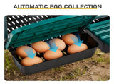 Chicken Nesting Box, 8 Compartment Roll Away Nesting Box for Laying Eggs, Wall Mount Chicken Nesting 08294315
