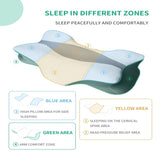 ZUN Memory Foam Neck Pillow,1 Piece Soft Comfortable Contour Sleep Pillow for Spring Daily Use,Ideal for 56349264