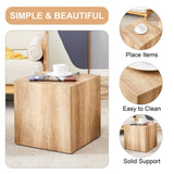 Elevate your living space with this square modern MDF coffee table that showcases smooth, light wood W1151P187996