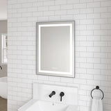 ZUN 36*28 in 
Bathroom Vanity Mirrors , Framed Dimmable Makeup Mirror for Wall, Backlit and W2152128620