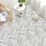 40 Pcs Grey Wood Grain Flooring Tiles Self-Adhesive PVC Floor,Waterproof & Wear-Resistant,Easy DIY 13822980