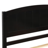 Twin size Platform Bed with Trundle, Espresso 46877340