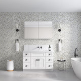 48'' W x 30'' H Surface Frameless Mirror Medicine, Beveled Mirror Edges Bathroom Medicine W2287P249193