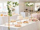 Gold Balloon Frame Over the Table Rod Stand, Adjustable 28 to 98 Inch Length and 13 to 42 Inch 53174474
