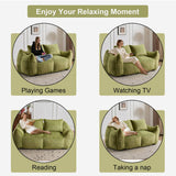 Giant Bean Bag Couch for Adults, Ultra Soft Fluffy Loveseat Bean Bag Sofa, Oversized Chase Lounge 42742658