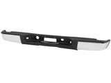 Pickup Rear Bumper Chevrolet Silverado 1500 2007-2013-Silver/Steel/No Hole 45249194