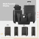 2 Piece Luggage Set with Bags Expanable Spinner Wheels ABS Lightweight Suitcase with TSA Lock N732P198744B