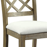 Karsen Beige Linen & Rustic Oak Finish Side Chair B2726P288757