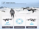 4DRC V20 RC Drone WIFI FPV 6K HD Dual Camera Gesture Photo Quadcopter 2 Battery,Suitable for 78017517