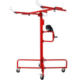 Drywall Lift Panel 16' Lift Panel Hoist Jack Lifter Jack Rolling Caster Wheel Sheetrock W465P189993