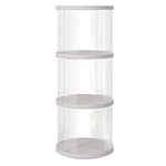 ZUN 360&deg; Rotating Bookshelf, Small Corner Bookcase with Small Footprint, 3 Tier Floor Standing 67954928