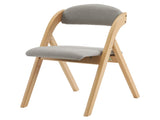 2 Pack Wooden Folding Chairs with Padded Seat and Back, Modern Dining Chairs Extra Chair for Guests 21201995
