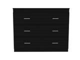 Montclair 3-Drawer Dresser Black B06280065